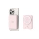 Tech-Protect LifeMag PB11 Powerbank with MagSafe 10000mAh 15W USB-C port - pink + USB-C cable