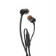 JBL Tune 110 in-ear headphones with 3.5mm mini jack and remote control - black