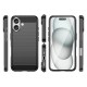 Carbon Case for iPhone 16 Silicone Case - Black