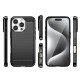 Carbon Case for iPhone 16 Pro Max Silicone Case - Black