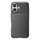 Thunder Case for iPhone 16 Plus Silicone Case - Black
