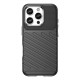 Thunder Case for iPhone 16 Pro Max Silicone Case - Black