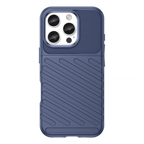 Thunder Case for iPhone 16 Pro Silicone Case - Blue