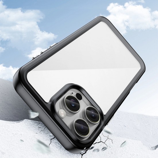 Outer Space Case with Gel Frame for iPhone 16 Pro Max - Black