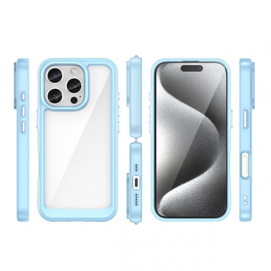 Outer Space Case with Gel Frame for iPhone 16 Pro - Blue