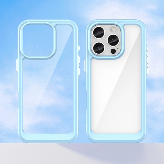 Outer Space Case with Gel Frame for iPhone 16 Pro - Blue