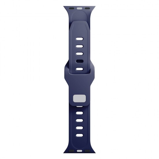 3mk Silicone Watch Strap for Apple Watch 38 / 40 / 41 mm - blue