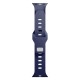 3mk Silicone Watch Strap for Apple Watch 38 / 40 / 41 mm - blue