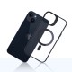 3mk Satin Armor MagCase with MagSafe for iPhone 14 Plus - Clear with Black Frame