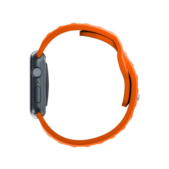 3mk Silicone Watch Strap for Apple Watch 42 / 44 / 45 / 49 mm - orange