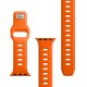 3mk Silicone Watch Strap for Apple Watch 42 / 44 / 45 / 49 mm - orange