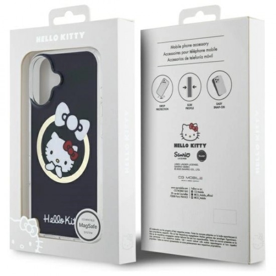 Hello Kitty IML Fun bow Magsafe iPhone 16 Case - Black