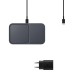 Samsung Duo EP-P5400TBEGEU 15W inductive charger with mains charger and power cable - black