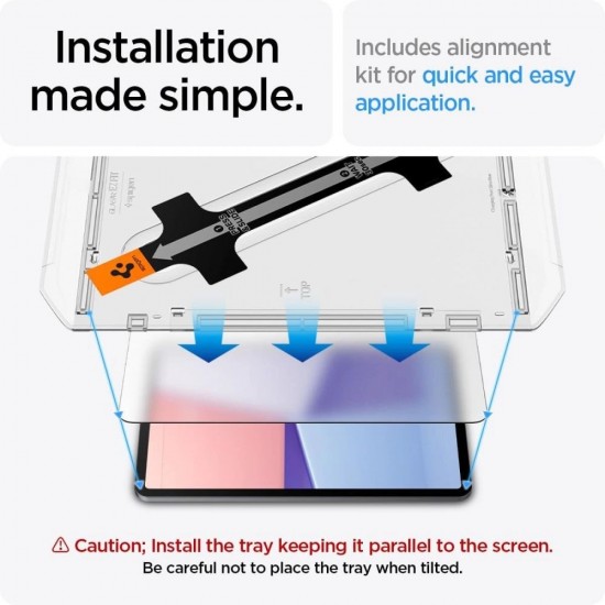 Spigen Glas.tR EZ Fit Tempered Glass for iPad Air 11