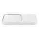Samsung Wireless Charger Duo EP-P5400TWEGEU inductive charger 15W - white + mains charger + cable