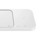 Samsung Wireless Charger Duo EP-P5400TWEGEU inductive charger 15W - white + mains charger + cable