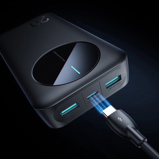 Powerbank Joyroom JR-PBF14 20000mAh 2.4A 2x USB-A 1x USB-C - black