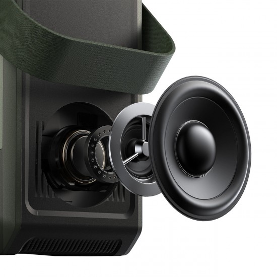 Powerbank Joyroom JR-PBF10 75000mAh 100W 3x USB-C 3x USB-A with foldable flashlight and handle - green