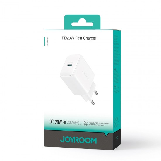Joyroom JR-TCF20 USB-C PD 20W network charger - white