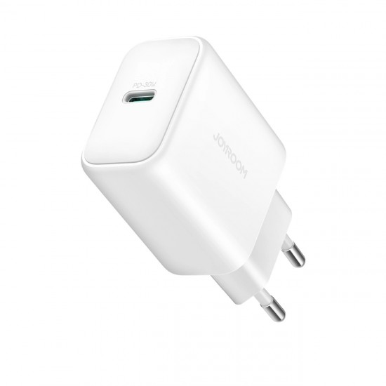 Joyroom JR-TCF24 USB-C PD 30W QC SFC network charger - white + 1m USB-C cable