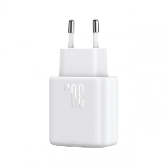 Joyroom JR-TCF24 USB-C PD 30W QC SFC network charger - white + 1m USB-C cable