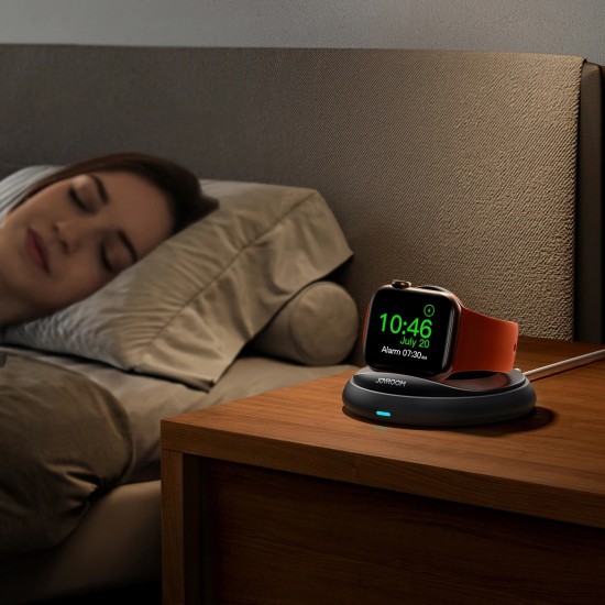Joyroom JR-W12 foldable inductive charger for Apple Watch - black