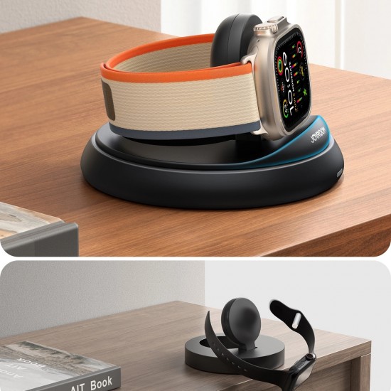 Joyroom JR-W12 foldable inductive charger for Apple Watch - black