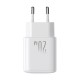 Joyroom JR-TCF12 mains charger 2x USB-C 20W PD / QC 3.0 - white