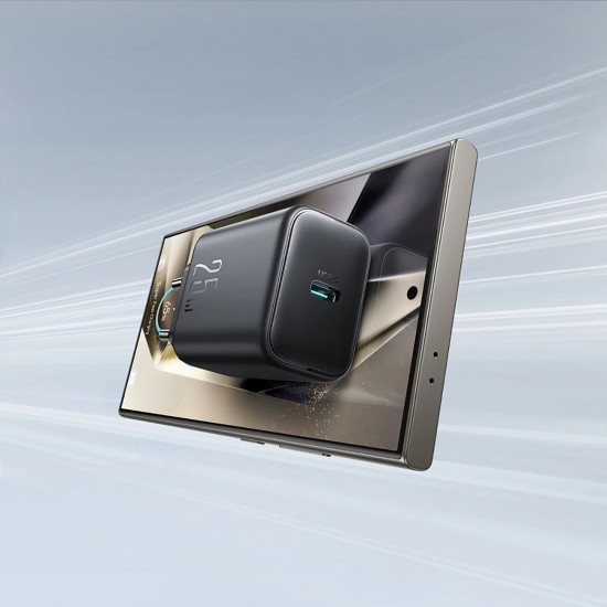 Joyroom JR-TCF23 USB-C 25W SFC / PPS / PD network charger - black