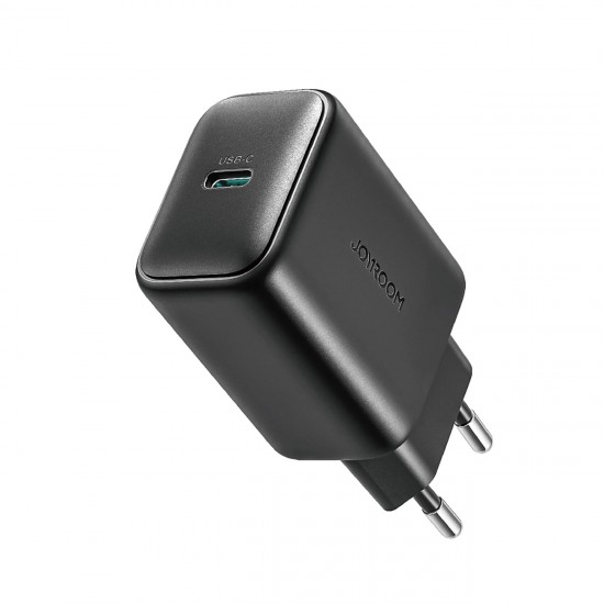 Joyroom JR-TCF23 network charger USB-C 25W SFC / PPS / PD - black + USB-C / USB-C cable 1m