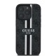 Guess 4G Printed Stripes MagSafe case for iPhone 16 Pro - black