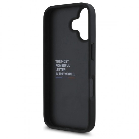 BMW M Grip Stand Smooth and Carbon case for iPhone 16 - black