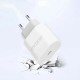 Dudao A14EUC PD 20W USB-C Wall Charger with Cable - White