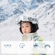 Qunature Panda Ski Goggles for Kids - Black/White