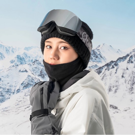 Qunature Oli Ski Neck Warmer Size L - Black