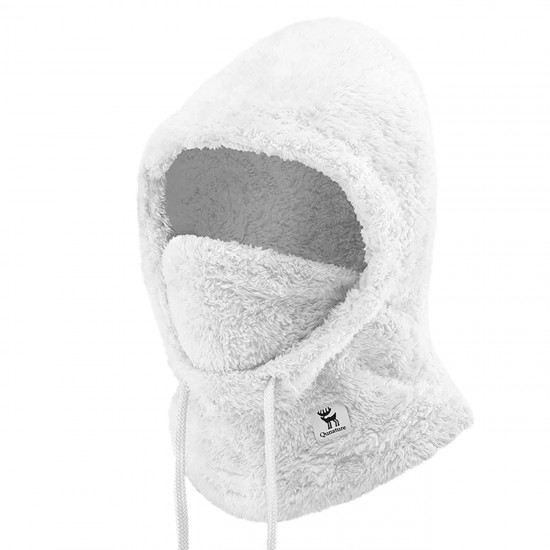 Qunature Arctic Velvet Ski Balaclava Size M - White