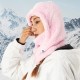 Qunature Arctic Velvet Ski Balaclava Size L - Pink