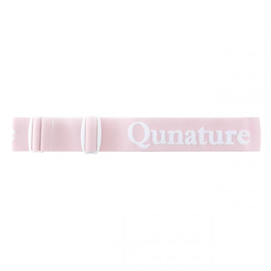 Qunature Pink Frameless Ski Goggles - Pink