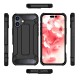 Hybrid Armor iPhone 16 Plus Case - Black