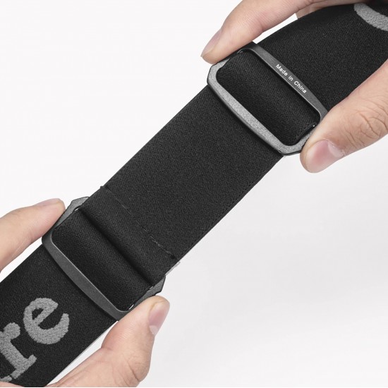 Qunature White Ski Goggles for Adults - Black