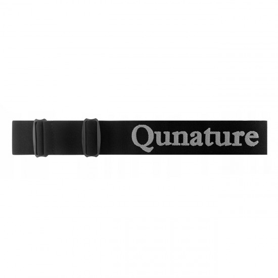 Qunature Black Frameless Ski Goggles - Black