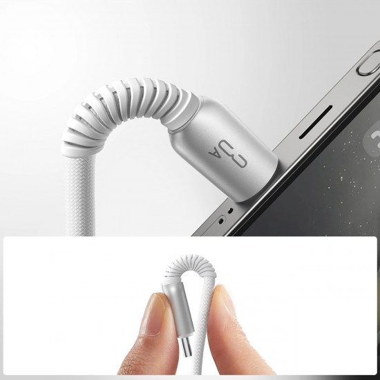 Joyroom S-A51 Cutting-Edge Series 3A USB-A - USB-C cable 1.2m - light gray