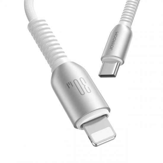 Joyroom S-A51 Cutting-Edge Series 30W USB-C - Lightning cable 1.2m - light gray