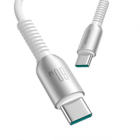 Joyroom S-A51 Cutting-Edge Series 60W USB-C - USB-C cable 1.2m - light gray
