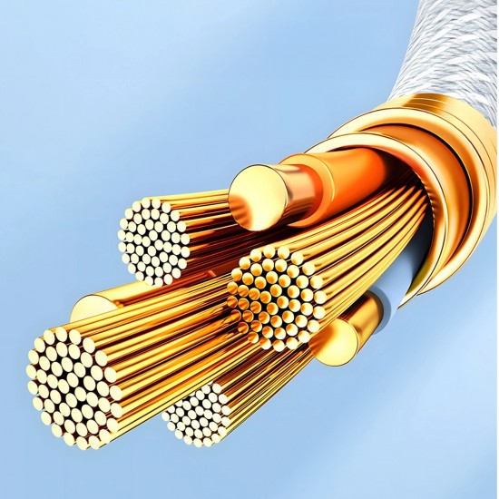 Joyroom S-A45 Ben Series 30W Cable (USB-C - Lightning) Braided 1m - White