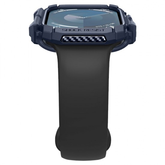 Spigen Rugged Armor Case for Apple Watch 10 46mm - Navy Blue