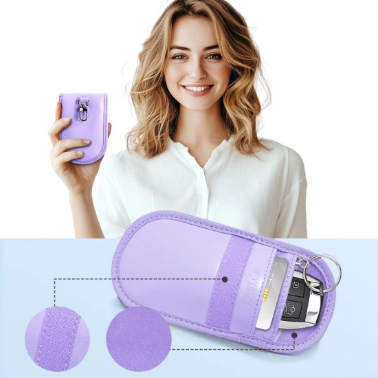 Tech-Protect KLR100 RFID Blocking Car Key Case - Purple