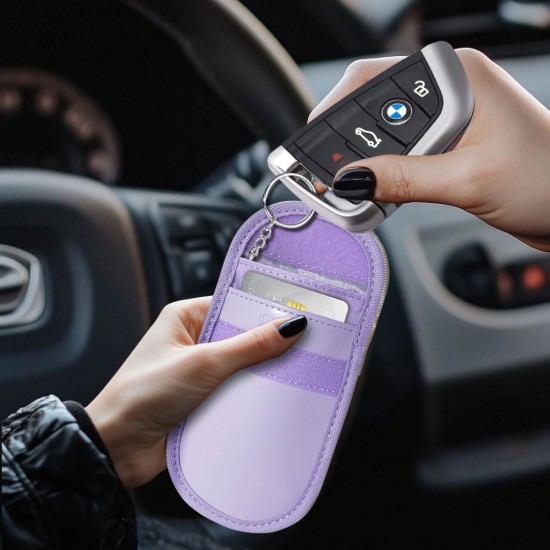 Tech-Protect KLR100 RFID Blocking Car Key Case - Purple