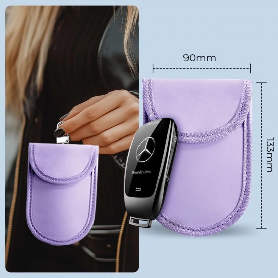 Tech-Protect KLR100 RFID Blocking Car Key Case - Purple