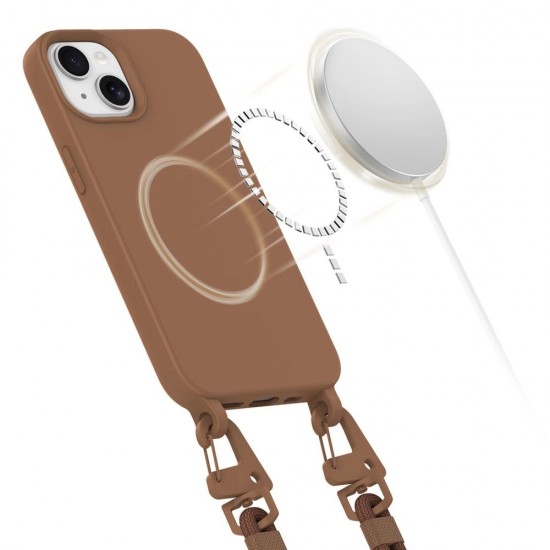 Tech-Protect MagNecklace MagSafe iPhone 13 Case - Brown